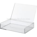 Acrylic Document Flip Top Box - One Drawer F15003D