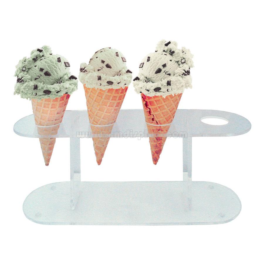Acrylic Ice Cream Cone Holder F15019F