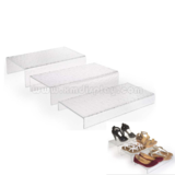Set of 3 Acrylic Risers with Ripple Effect F15001S